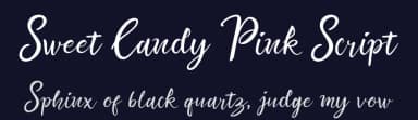 Sweet Candy Pink Script by Mindtype Co. — Script Handwritten Font — thumbnail 2