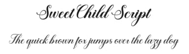 Sweet Child Script by LetterFreshStudio — Script Handwritten Font — thumbnail 1