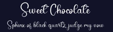 Sweet Chocolate by Etik Fatimah — Script Handwritten Font — thumbnail 2
