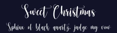 Sweet Christmas by Scratchones — Script Handwritten Font — thumbnail 2