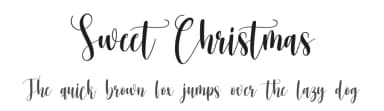 Sweet Christmas by Scratchones — Script Handwritten Font — thumbnail 1