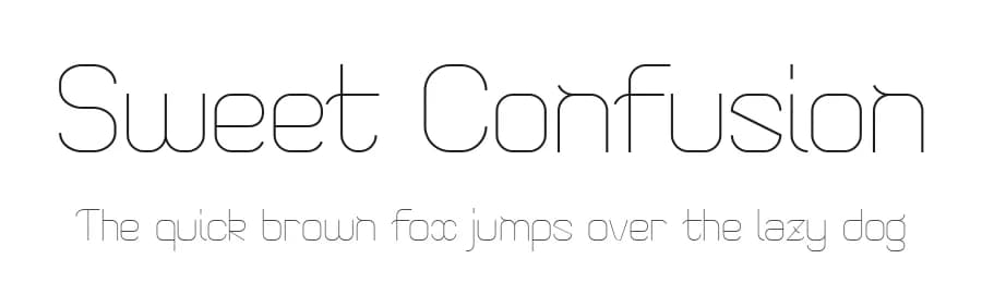 Sweet Confusion by Vinz — Sans Serif Font
