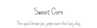 Sweet Corn by Airotype — Script Handwritten Font — thumbnail 1
