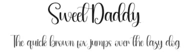 Sweet Daddy by Andi Moz — Script Handwritten Font — thumbnail 1