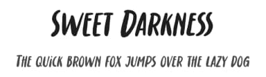 Sweet Darkness by Gassstype — Script Handwritten Font — thumbnail 1