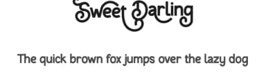 Sweet Darling by twinletter — Sans Serif Font — thumbnail 1