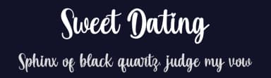 Sweet Dating by Pixesia Studio — Script Handwritten Font — thumbnail 2