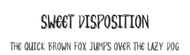 Sweet Disposition by Phantom Studio — Script Handwritten Font — thumbnail 1
