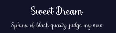Sweet Dream by Letternun — Script Handwritten Font — thumbnail 2