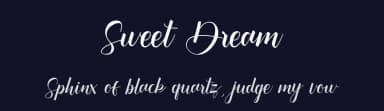 Sweet Dream by Ahgo Studio — Script Handwritten Font — thumbnail 2