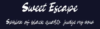 Sweet Escape by D&K Project — Script Handwritten Font — thumbnail 2