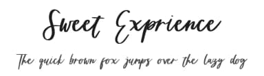 Sweet Exprience by Lalan Farlan — Script Handwritten Font — thumbnail 1