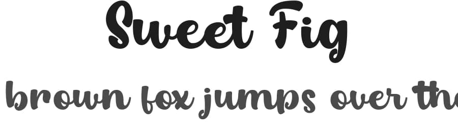Sweet Fig by Din Studio — Script Handwritten Font