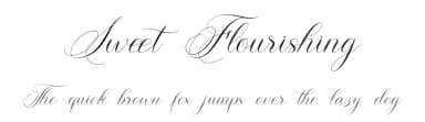 Sweet Flourishing by Winarko — Script Handwritten Font — thumbnail 1
