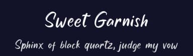 Sweet Garnish by Kotak Kuning Studio — Script Handwritten Font — thumbnail 2