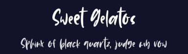 Sweet Gelatos by Abo Daniel Studio — Script Handwritten Font — thumbnail 2