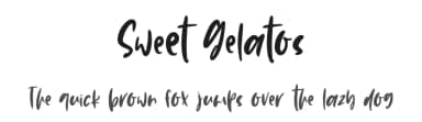 Sweet Gelatos by Abo Daniel Studio — Script Handwritten Font — thumbnail 1