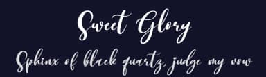Sweet Glory by Letterena Studios — Script Handwritten Font — thumbnail 2