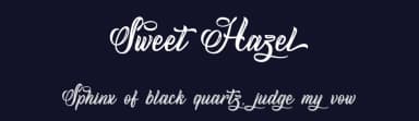Sweet Hazel by Typhoon Type - Suthi Srisopha — Script Handwritten Font — thumbnail 2