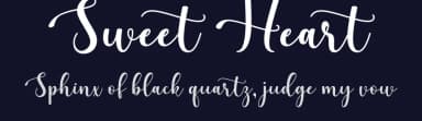 Sweet Heart by Fillo Graphic — Script Handwritten Font — thumbnail 2
