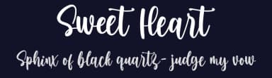 Sweet Heart by creatype designer — Script Handwritten Font — thumbnail 2