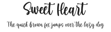 Sweet Heart by creatype designer — Script Handwritten Font — thumbnail 1