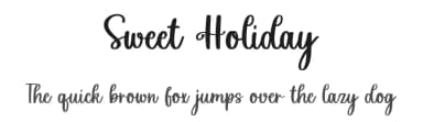 Sweet Holiday by Fikryal studio — Script Handwritten Font — thumbnail 1