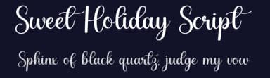 Sweet Holiday Script by Erik Studio — Script Handwritten Font — thumbnail 2