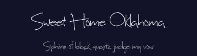 Sweet Home Oklahoma by Brittney Murphy Design — Script Handwritten Font — thumbnail 2