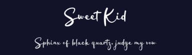 Sweet Kid by twinletter — Script Handwritten Font — thumbnail 2