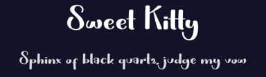 Sweet Kitty by Luluk Surotul — Script Handwritten Font — thumbnail 2