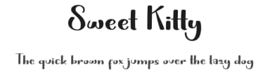 Sweet Kitty by Luluk Surotul — Script Handwritten Font — thumbnail 1