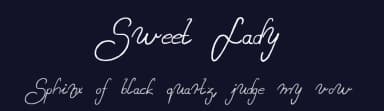 Sweet Lady by Magique Fonts — Script Handwritten Font — thumbnail 2