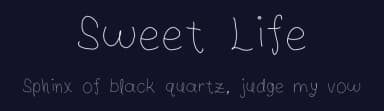 Sweet Life by Shakirah Abdullah — Script Handwritten Font — thumbnail 2