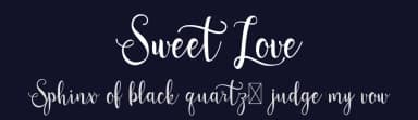 Sweet Love by HansCo — Script Handwritten Font — thumbnail 2
