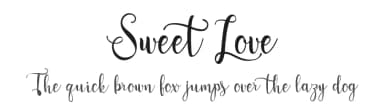 Sweet Love by HansCo — Script Handwritten Font — thumbnail 1