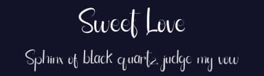 Sweet Love by FreshtypeINK — Script Handwritten Font — thumbnail 2