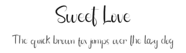 Sweet Love by FreshtypeINK — Script Handwritten Font — thumbnail 1
