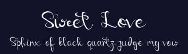 Sweet Love by Harjuno Kristanto — Script Handwritten Font — thumbnail 2
