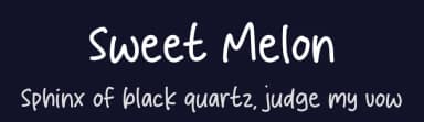 Sweet Melon by MJType — Script Handwritten Font — thumbnail 2