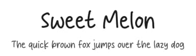 Sweet Melon by MJType — Script Handwritten Font — thumbnail 1