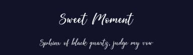 Sweet Moment by Bandit handmade — Script Handwritten Font — thumbnail 2