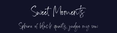 Sweet Moments by Din Studio — Script Handwritten Font — thumbnail 2