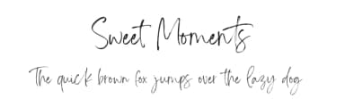 Sweet Moments by Din Studio — Script Handwritten Font — thumbnail 1