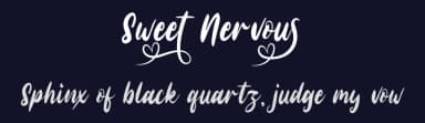 Sweet Nervous by Fanastudio — Script Handwritten Font — thumbnail 2