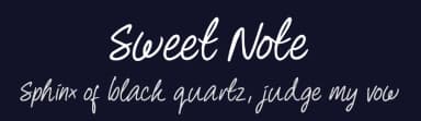 Sweet Note by Excellent Ritma Florendia — Script Handwritten Font — thumbnail 2