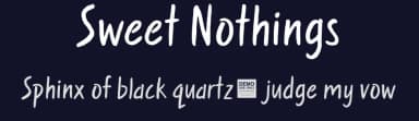 Sweet Nothings by BLKBK Fonts — Script Handwritten Font — thumbnail 2