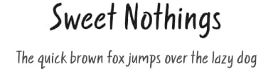 Sweet Nothings by BLKBK Fonts — Script Handwritten Font — thumbnail 1