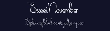 Sweet November by Haidi Shabrina — Script Handwritten Font — thumbnail 2