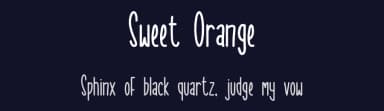 Sweet Orange by Rangkai Aksara — Script Handwritten Font — thumbnail 2
